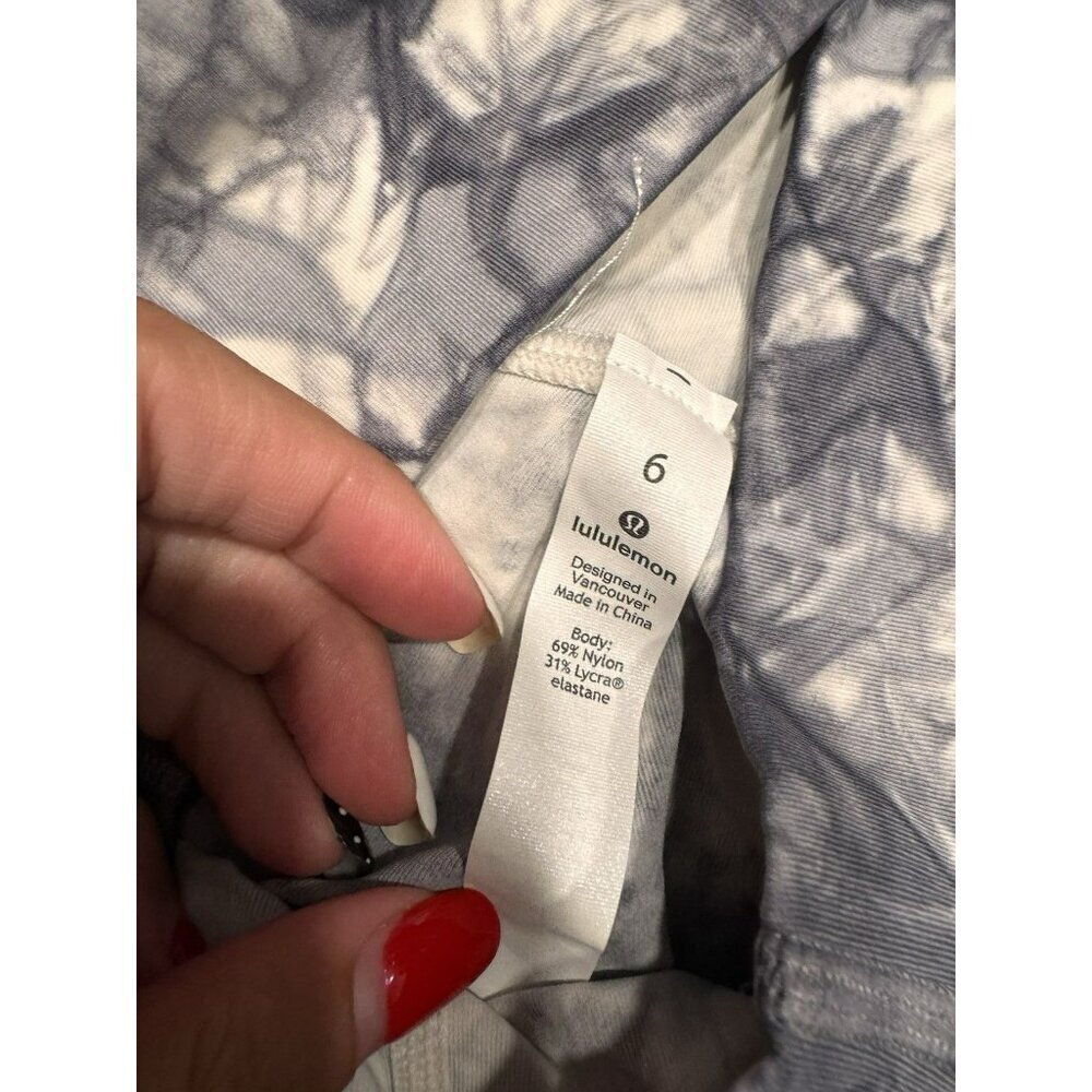 NWT Lululemon Wunder Under Hi-Rise Tight *Shibori 28" Dual Shibori Antique Sz 6 - Picture 6 of 6